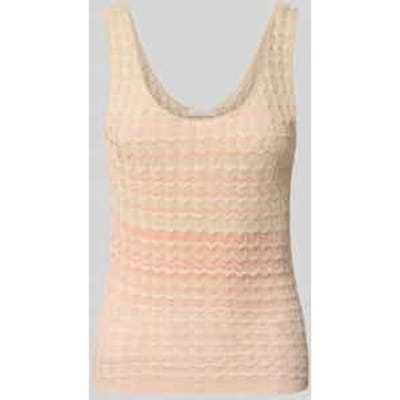 Tricottop van viscosemix met ronde hals model 'ROSALYN'