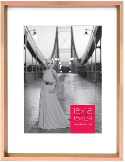 ZEP - Aluminium Foto Frame Yvette Bruin voor foto 13x18 / 18x24 cm - ALPC24