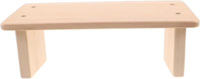 Meditatiebank Knielbank - Gebedsbank Hout - Diepere Meditatie - Stevige Houten Constructie - 42 cm Lengte - Beige