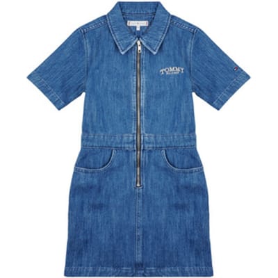 Tommy Hilfiger  Korte Jurk ZIP SS DRESS WASHED
