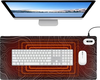 Lexium Verwarmde Bureau Onderlegger – Verwarmde Muismat voor Koude Handen – Heating Pad - Verwarmingsmat – Bureauonderlegger