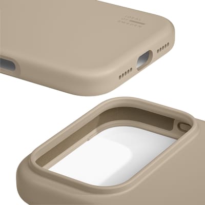 iDeal of Sweden Silicone Case geschikt voor MagSafe geschikt voor iPhone 17 Pro - Beige