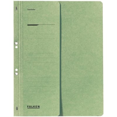FALKEN ringhechtmap, voor A4, halve kaft, 1 stuk, groen