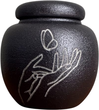 Mini urnen voor mensen - 7x6cm - Urn - Mini urn hart - Mini urn mens - Mini urn vlinder - Mini-urnen - Urn voor as volwassen - Mini urne - Kleine urne voor as mens - Urn voor as mens hart - Mini urn waxinelichthouder - Urntjes klein