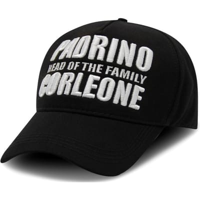 Baseball Cap Heren - Pet Heren - Padrino Corleone - Zwart