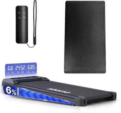 Stane Loopband Inklapbaar en Elektrisch - Opvouwbaar met 6% Hellingfunctie - Wandelband - Walking Pad - Inclusief Loopbandmat
