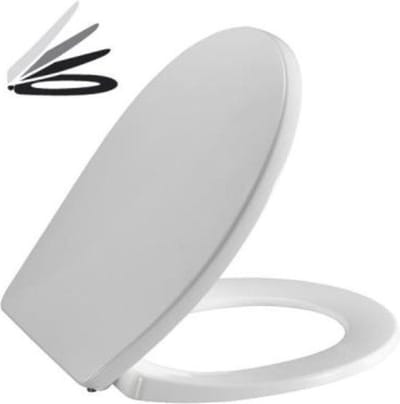 Pressalit Tivoli softclosetzitting met softclose met uni flex scharnier met kantelbevestiging wit