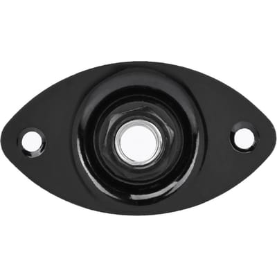 1 4 Gitaar Output Input Jack Plug Socket 6.35mm voor Elektrische Gitaren Bassen Muzikaal Zwart