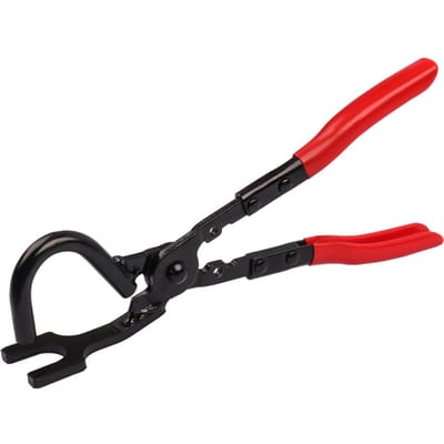 Uitlaathanger Verwijderings Tang, Zware Uitvoering Uitlaathanger Verwijderingsgereedschap Compatibel met Alle Uitlaten 0 rood zwarte kleur