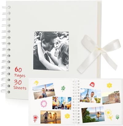 Cosensi - Dailygoods - Gepersonaliseerd Fotoalbum voor Scrapbooking met 60 Pagina's