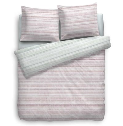 Heckett & Lane Clove Dekbedovertrek - Lits-jumeaux - 240x200/220 cm - Roze/Groen