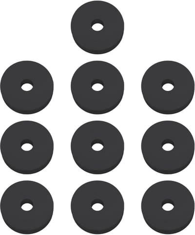 Dailygoods- Rubber Seal - 10 Stuks - Afdichtingstape - Sluitring - Geschikt voor 1/2-Inch Kranen - Buitendiameter 16mm - Rubber Materiaal - Afdichtring