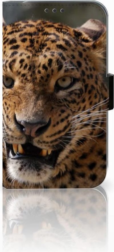 Samsung Galaxy Xcover 4 | Xcover 4s Telefoonhoesje met Pasjes Luipaard