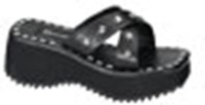 Fabulicious - FLIP-05 Slippers - US 9 - 39 Shoes - Zwart