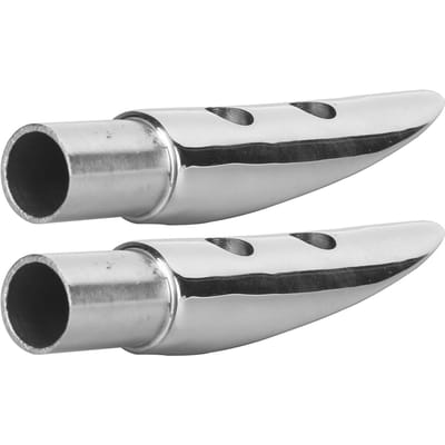 2 stuks Handreling Eindleuning Montage 316 Roestvrij Staal Accessoire voor Marine Boot 78 inch Buis gray