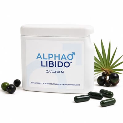 Alpha Libido - Zaagpalm 60 Capsules - 320 mg Saw Palmetto - Sabal - Zaagbladpalm - Prostaat