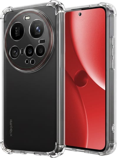 Hoesje - Geschikt voor Xiaomi 15 Ultra - Sterk & Shockproof - Siliconen Case - Back Cover - Telefoon Hoes Shock Proof - Transparant