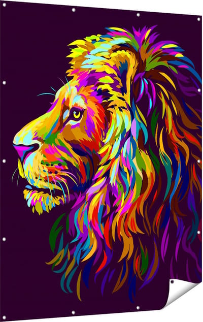 Gards Tuinposter - 120x160 cm - Tuindoek - Tuindecoratie - Wanddecoratie buiten - Tuinschilderij