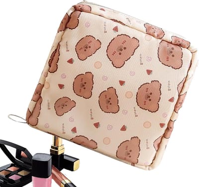 Maandverband Tas - Pads Organizer - Persoonlijke Verzorging - Herbruikbaar Ontwerp - 12 x 4 x 12 cm - Bedrukt