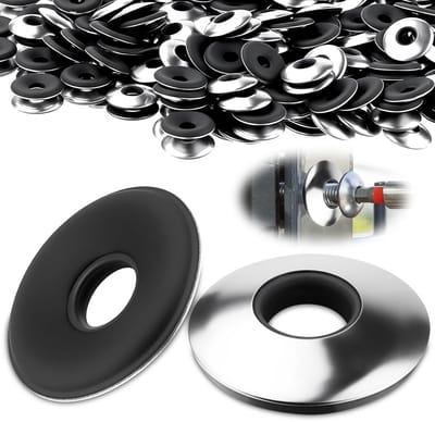 EPDM Afdichtringen M4,8 x 14 mm voor Schroeven - 60 Stuks Roestvrijstalen Sluitringen met Neopreencoating