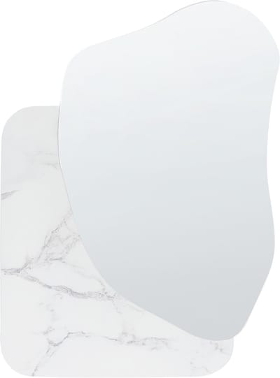 ARVERT - Wandspiegel - Wit - MDF