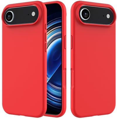 Coverup Hoesje - Geschikt voor iPhone Air Hoesje - Coverup Liquid Colour Back Cover - Cadmium Red