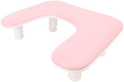 Dailygoods- Armsteun Ergonomisch U-vormig - Verstelbaar Kussen - Nagelarmsteun - Antislip Pad - Hoogte Instelbaar - 15 Graden Kanteling