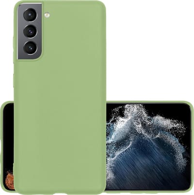 Hoesje - Geschikt voor Samsung Galaxy S22 - Sterk & Shockproof - Hoes Cover - Siliconen Case - Groen