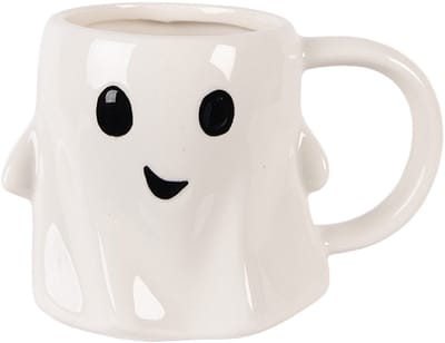 Clayre & Eef Mok Spook 350 ml Wit Keramiek