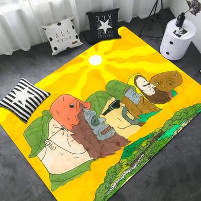 The Big Lez Show Gangpad Tapijt Antislip Waskamer Mat Waskamer Decor Balkon Kind Woonkamer Toiletkleed 40x60cm