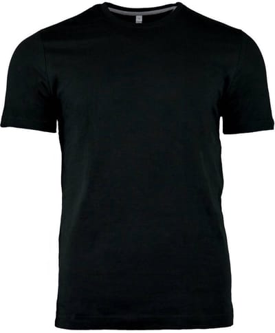 Kariban T-shirt ronde hals korte mouwen K356 - Black - M