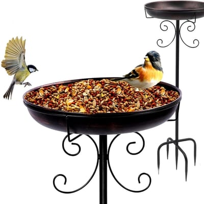 DailySupplies® Vogelbad op Voet - Vogelhuisje op Paal