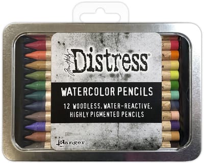 Ranger Tim Holtz Distress Watercolor Pencils 12 st Kit #4 TDH83580 Tim Holtz (02-24)