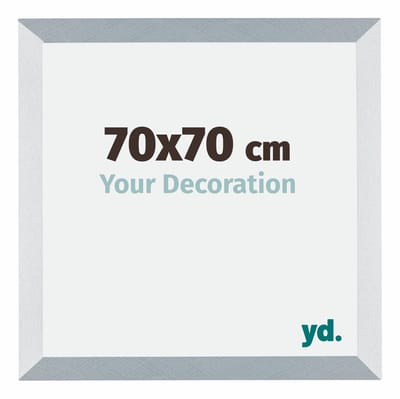 Your Decoration - Fotolijst 70x70 cm - MDF - Aluminium Geborsteld - Mura
