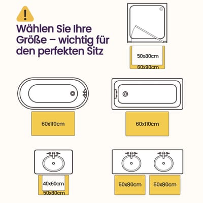 Badmat 60 x 90 cm, Absorberend Zachte Microvezels Badkamermat, Machinewasbaar, Antislip Badmatten voor Douche, Badkuip en Badkamer, Wit