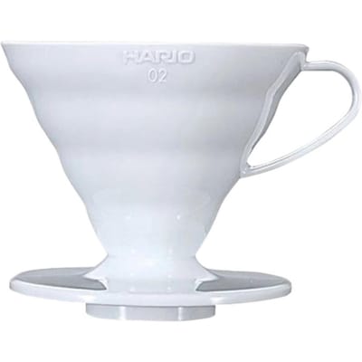 HARIO V60 Dripper - 02 Size - Kunststof - Wit