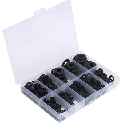 500 stuks nylon ringen zwarte pakkingen set industriële benodigdheden M2 M2.5 M3 M4 M5 M6 M8 M10