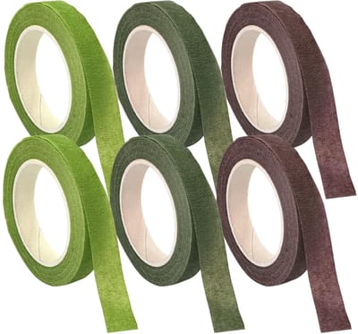 6 stuks bloemenlint, bloemenarrangementband, potband, boeket bindband, bloemenverpakkingstape