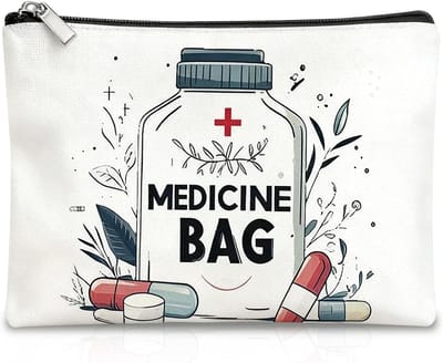 Reisgeneesmiddelen tas voor mannen en vrouwen | Handige medicijnpouches voor thuisgebruik en onderweg | Medische tas voor al uw benodigdheden