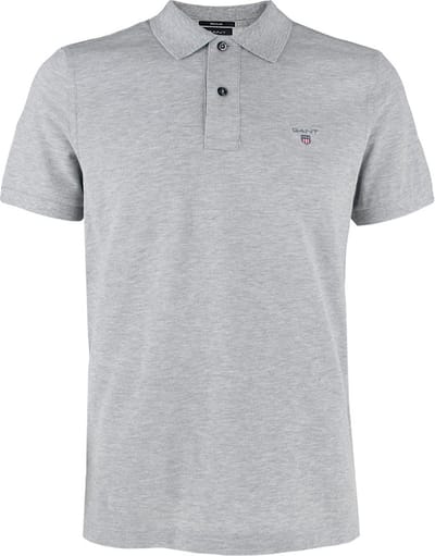 GANT heren original polo shirt pique rugger grijs