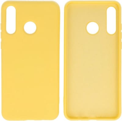 Bestcases Fashion Telefoonhoesje Backcover Huawei P30 Lite - Geel