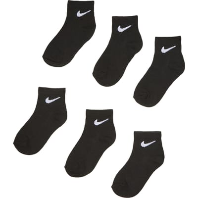 Nike Kids Sokken Unisex - Zwart - Maat 23.5 - 27 - Poly Jersey