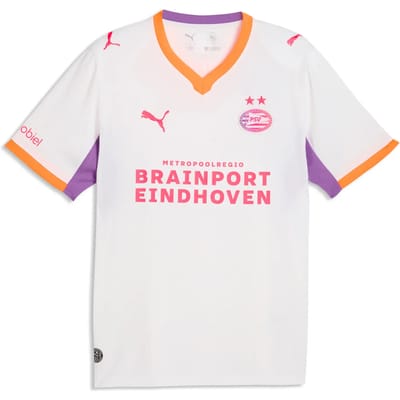 Puma Psv Eindhoven 26/27 Replica Weg T-shirt Met Korte Mouwen Wit S Man