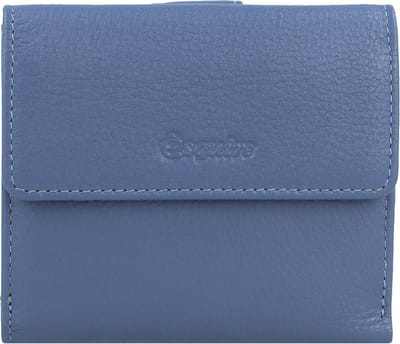 Esquire Leren Portemonnee Viktoria Little Wallet Dove Blue Lichtblauw