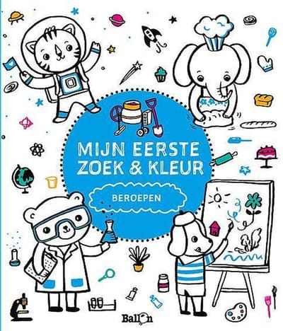 Mijn eerste zoek & kleurboek - Beroepen