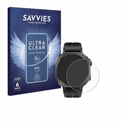 Savvies - Screenprotector voor Soudorv Y10 1.43" - Folie Beschermfolie transparant 6 Stuks
