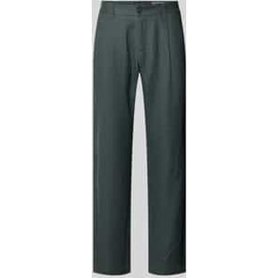 Tapered linnen broek met riemlusjes model 'OSBY JOGGER'