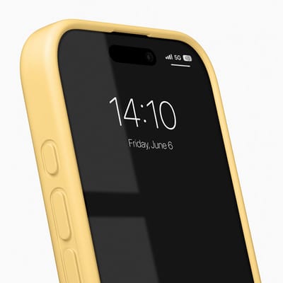 iDeal of Sweden Silicone Case geschikt voor Apple iPhone 15 Pro Max - Soft Lemon