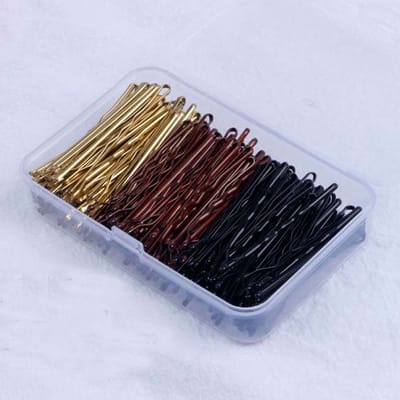 BukkitBow - Luxe Schuifspeldjes Set - 150 Stuks - Haarspeldjes - Metaal - 3 Kleuren - Zwart-Bruin-Goud - Haaraccessoires