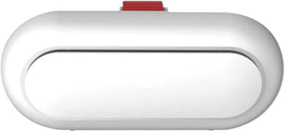 Zonnebril Houder - Bril Opbergkoffer - Auto Interieur - Met Creditcard Slots - 17 cm - Wit